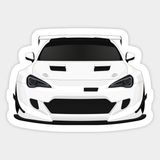 GT86 widebody White Sticker